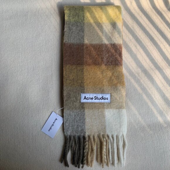 Acne Studios Check Scarf - Picture 1 of 5